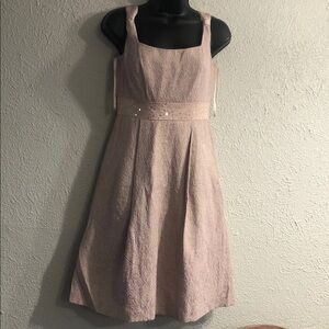 BCBG Paris Blush Textured Midi Dress